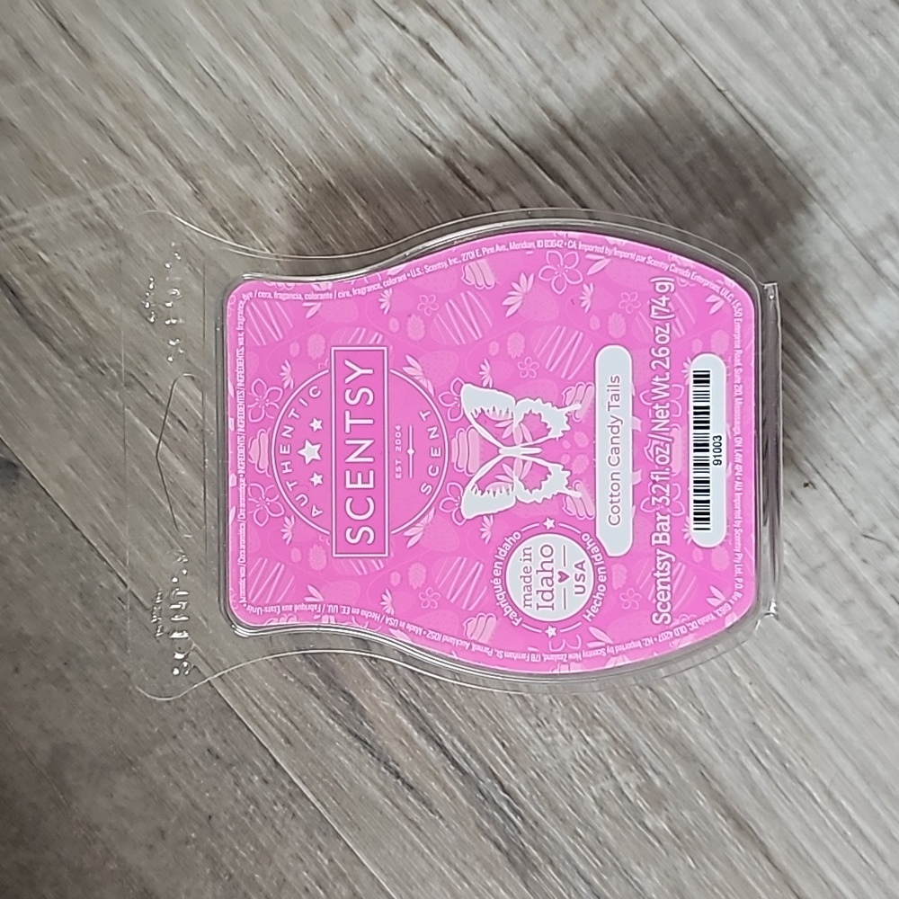 Scentsy Cotton Candy Tails Wax Bar